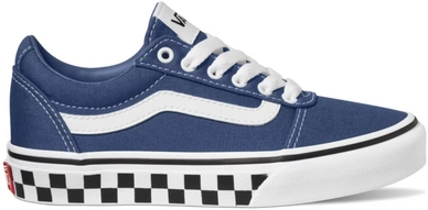 Vans Youth Ward Checker Sidewall Navy White