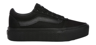 Vans Women Ward Platform Canvas Black Black