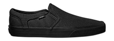 Sneaker Vans Asher Canvas Damen Black Black