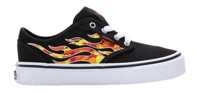 Vans Youth Atwood Flame Camo Black White