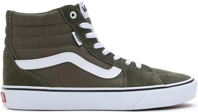 Vans Men Filmore Hi Suede Canvas Grape Leaf White