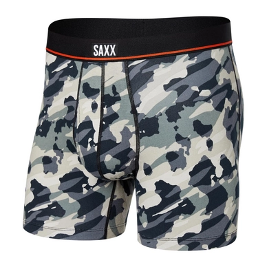 Boxershorts Saxx Non-Stop Stretch Cotton Herren Pop Grunge Camo-Graphit