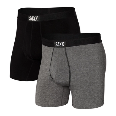 Boxershort Saxx Men Ultra Black/Grey 2-Pack