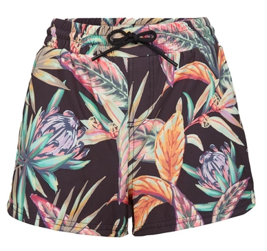 Badehose O'Neill Anglet Damen Black Tropical Flower