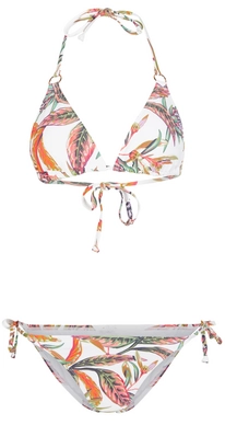 Bikini O'Neill Capri Bondey Damen White Tropical Flower