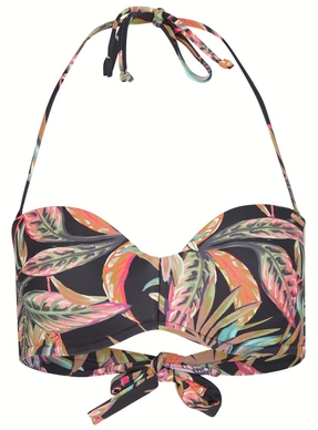 Bikini Oberteil O'Neill Havaa Damen Black Tropical Flower