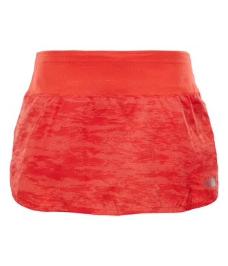 Rok The North Face Women Flight Better Than Naked Skort Fiery Coral Digicamo Print