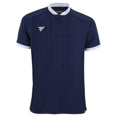 Tennis Polo Tecnifibre Boys Team Junior Mesh Marine