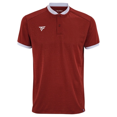 Tennispolo Tecnifibre Boys Team Junior Mesh Cardinal