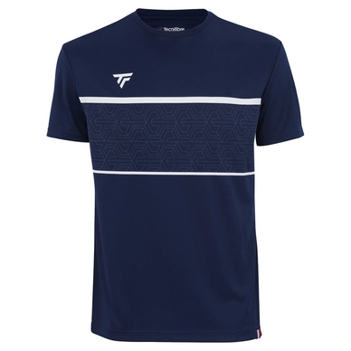 Tennis Shirt Tecnifibre Men Team Tech Marine | Tennisplanet.co.uk