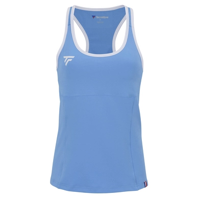 Tennis Tank Top Tecnifibre Girls Team Junior Azure