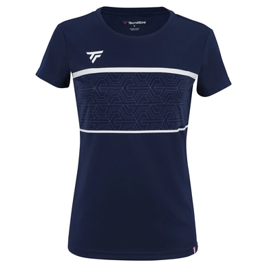 Tennisshirt Tecnifibre Women Team Tech Marine