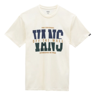 T-Shirt Vans Men Stackletic Antique White