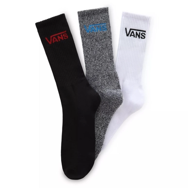 Sok Vans Men Crew White Multi (3 pack)