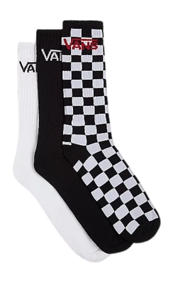 Sok Vans Women Classic Crew Black White
