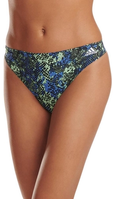 Ondergoed Adidas Women Thong Blue Print