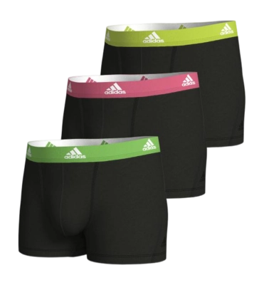 Onderbroek Adidas Men Trunk Black 7 (3 Pack)