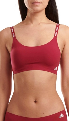 Brassière Adidas Women Scoop Lounge Bra Bordeaux