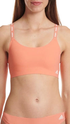 Sport BH Adidas Women Scoop Lounge Bra Coral