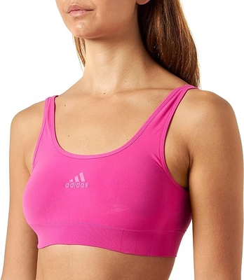 Sport BH Adidas Women Scoop Lounge Bra Fuchsia