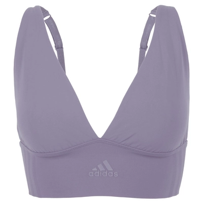 Sport BH Adidas Women Longline Bra Grey Blue