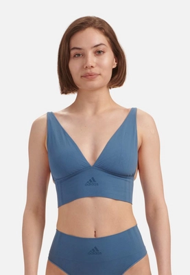 Sport BH Adidas Women Longline Bra Altered Blue
