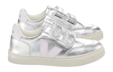 Veja Kids Small V-12 Silver Lassi