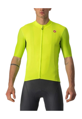 Fietsshirt Castelli Mens Endurance Elite Jersey Electric Lime