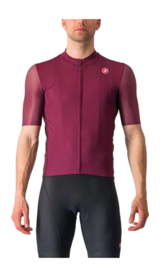 Fietsshirt Castelli Mens Endurance Elite Jersey Bordeaux
