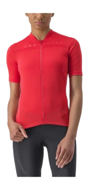 Maillot de Vélo Castelli Womens Anima 4 Jersey Hibiscus