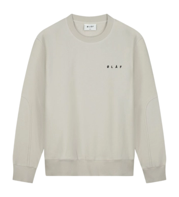Crewneck Olaf Hussein Face Herren Cement