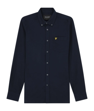 Chemise Lyle & Scott Homme Plain Flannel Dark Navy