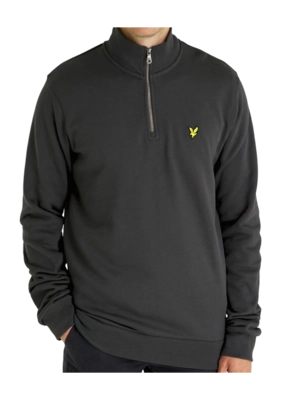 Pull Lyle & Scott Homme Quarter Zip Gunmetal
