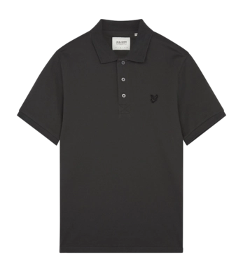 Polo Lyle & Scott Homme Tonal Eagle Gunmetal