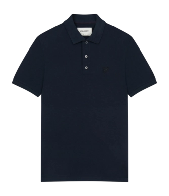 Polo Lyle & Scott Homme Tonal Eagle Dark Navy