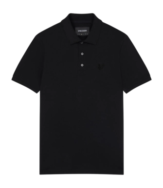 Polo Lyle & Scott Homme Tonal Eagle Jet Black