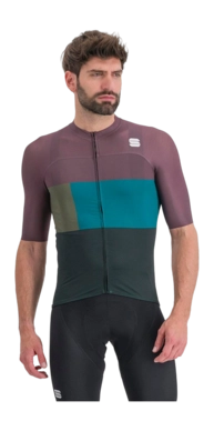 Fietsshirt Sportful Men Snap Jersey Scarab Huckleberry