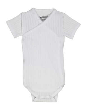 Strampler Lodger Shortsleeve Seersucker Cloud Dancer