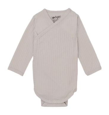 Strampler Lodger Longsleeve Seersucker Steel