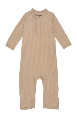 Strampler Lodger Jumper Seersucker Beige