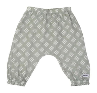Pantalon Bébé Lodger Hipster Tribe Muslin Silt Green