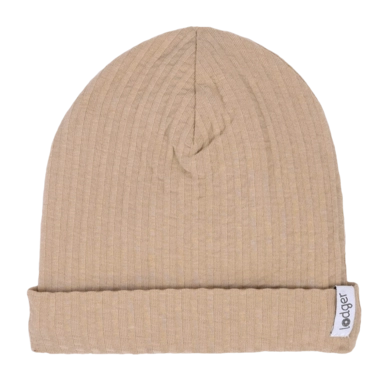 Babymütze Lodger Beanie Seersucker Beige