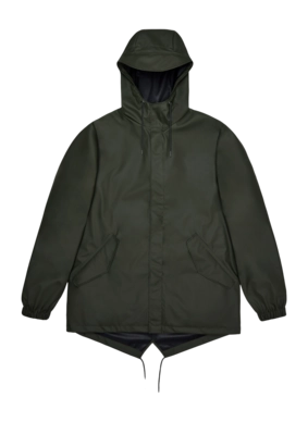 Veste RAINS Unisex Fishtail Jacket Green