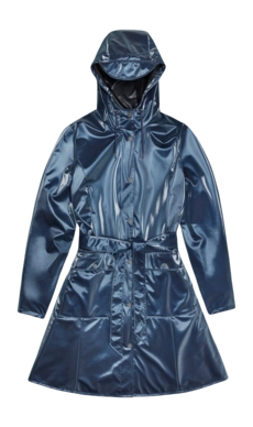 Raincoat RAINS Women Curve Jacket Sonic