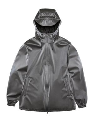 Imperméable RAINS Unisex Storm Breaker Metallic Grey