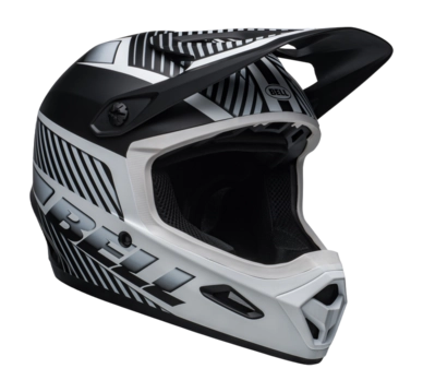 Fietshelm Bell Transfer Matte Black/White 23