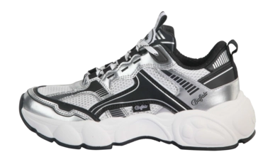 Sneaker Buffalo CLD Run Jog Damen Silver Black