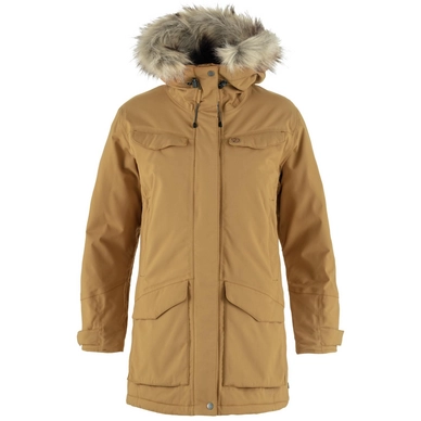 Jacket Fjällräven Women's Nuuk Parka Jacket Buckwheat Brown