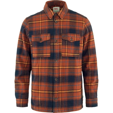 Shirt Fjällräven Men Övik Lite Padded Autumn Leaf Dark Navy