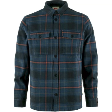 Hemd Fjällräven Övik Lite Padded Shirt Men Dark Navy Indigo Blue